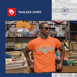 Miami Dolphins NFL Starting Fresh Short Sleeve Heather T-Shirt - Orange
