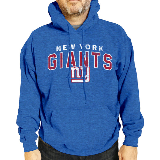 New York Giants NFL Adult Unisex Starting Fresh Ultra Soft Fleece Hooded Sweatshirt - Royal