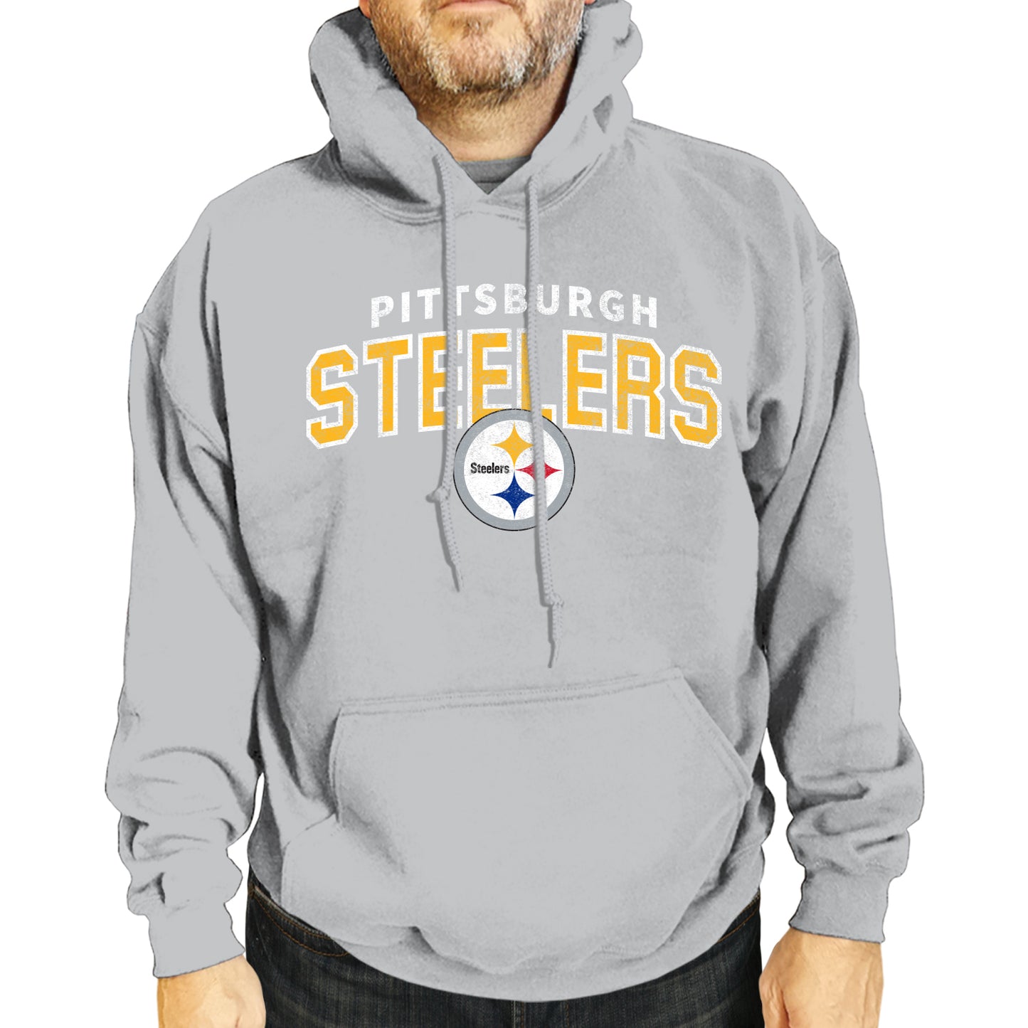 Pittsburgh Steelers NFL Adult Unisex Starting Fresh Ultra Soft Fleece Hooded Sweatshirt - Athletic Heather