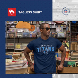 Tennessee Titans NFL Starting Fresh Short Sleeve Heather T-Shirt - Navy