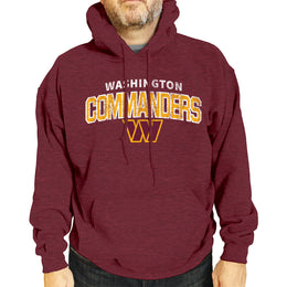 Washington Commanders NFL Adult Unisex Starting Fresh Ultra Soft Fleece Hooded Sweatshirt - Cardinal