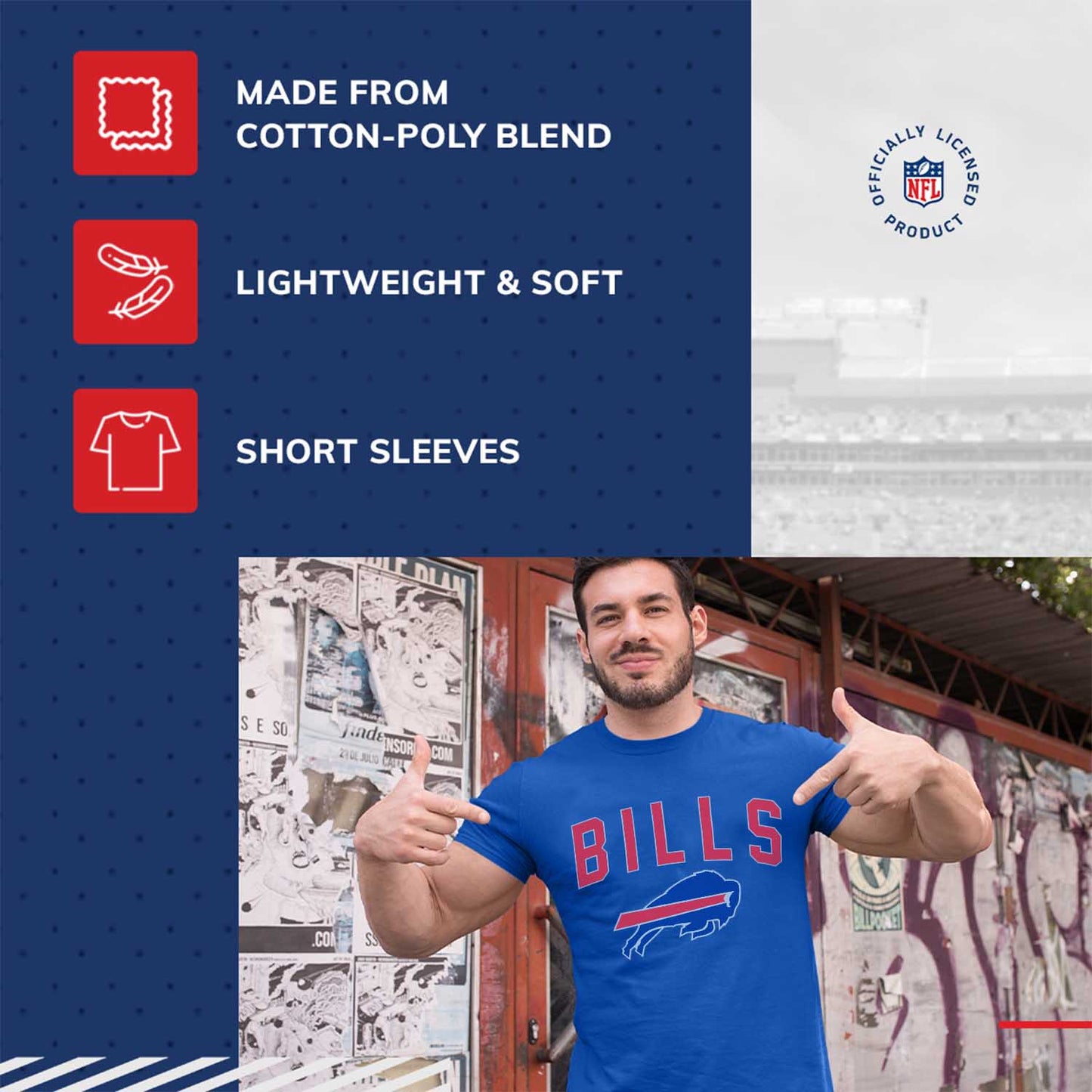 Buffalo Bills NFL Home Team Tee - Royal