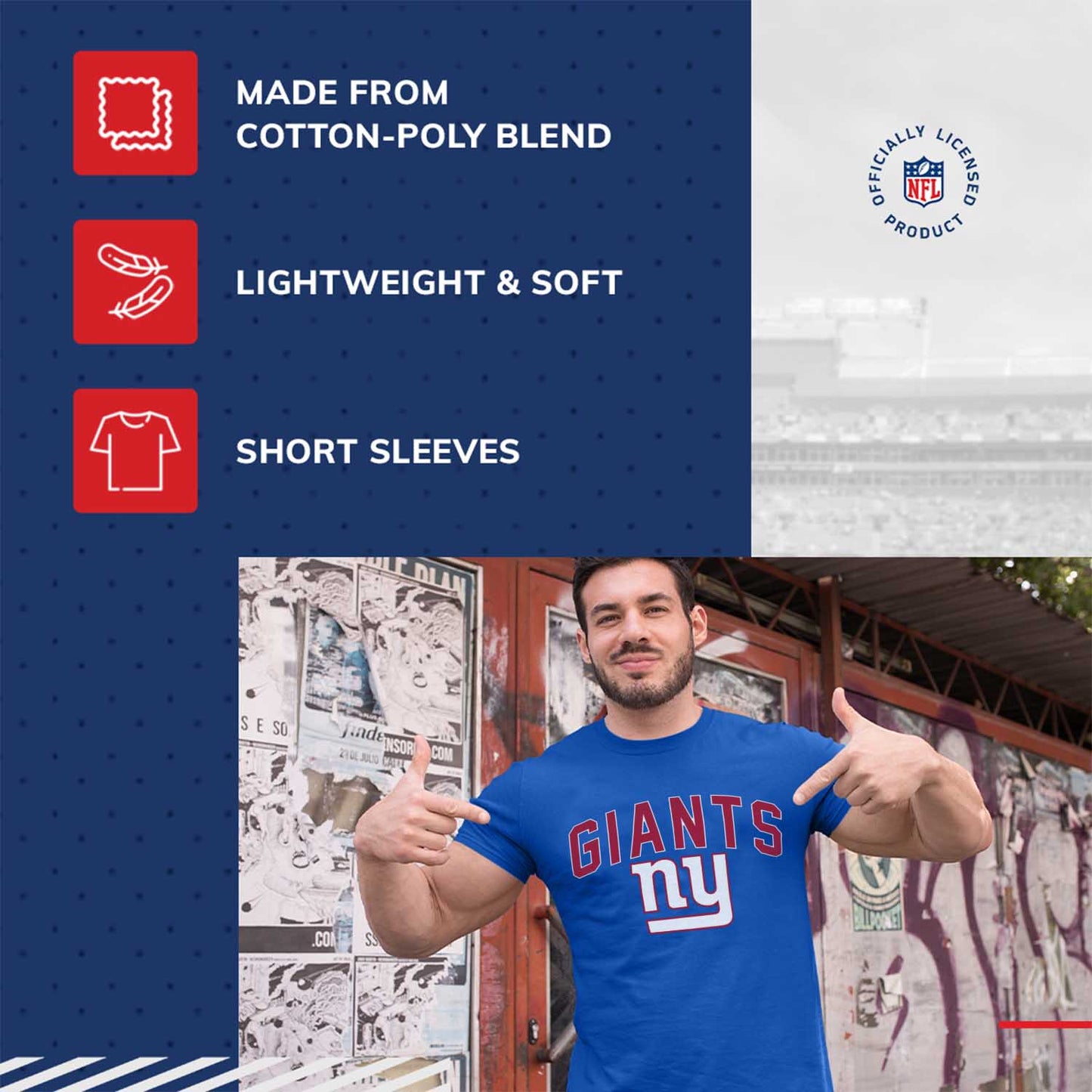 New York Giants NFL Home Team Tee - Royal