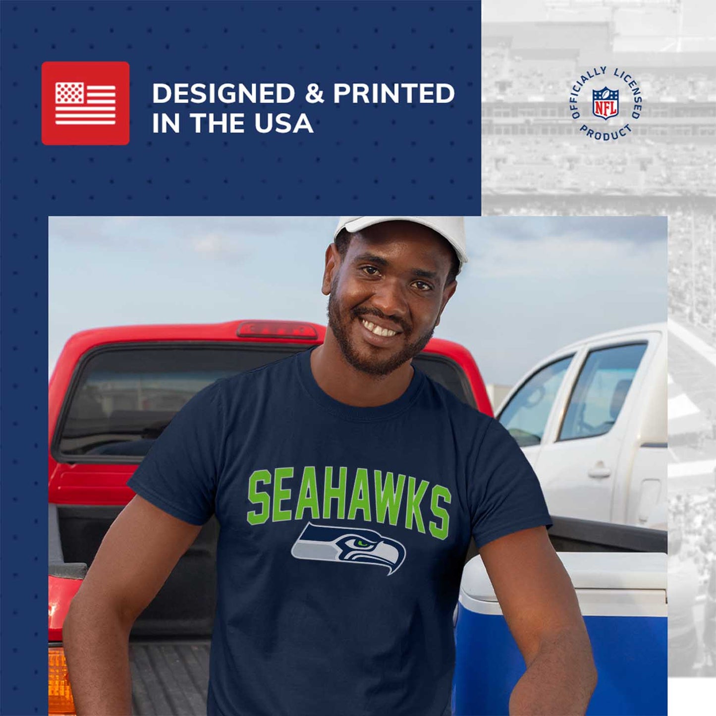 Seattle Seahawks NFL Home Team Tee - Navy