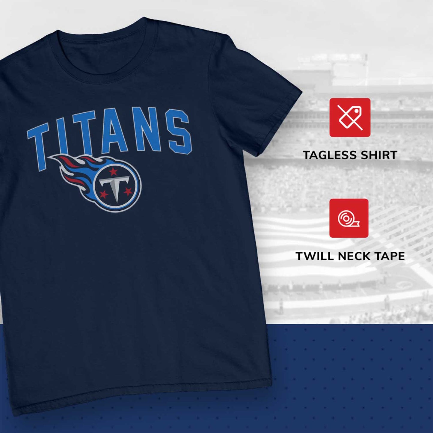 Tennessee Titans NFL Home Team Tee - Navy