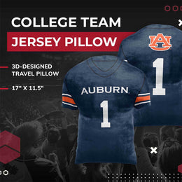 Auburn Tigers NCAA Jersey Cloud Pillow - Navy
