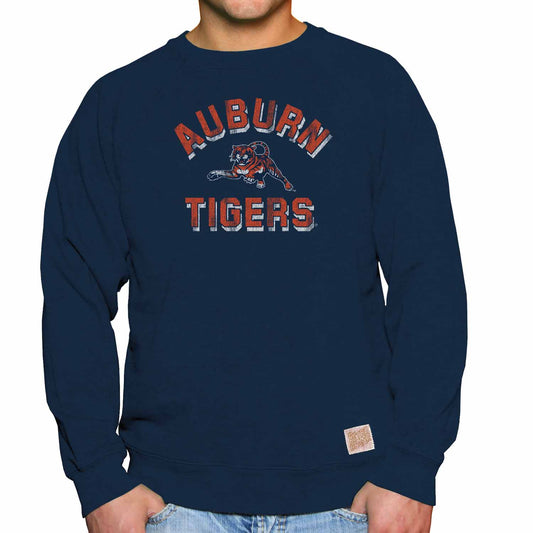 Auburn Tigers Adult University Crewneck - Navy