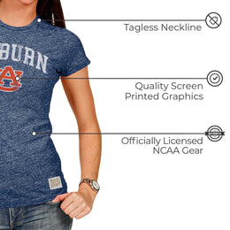 Auburn Tigers University Women's T-Shirt  - Navy