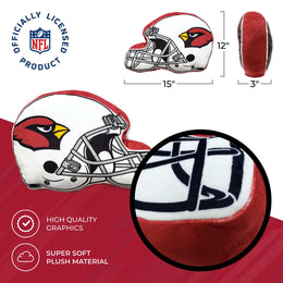 Arizona Cardinals NFL Helmet Football Super Soft Plush Pillow - Red