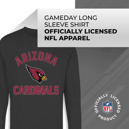 Arizona Cardinals NFL Gameday Adult Long Sleeve Shirt - Charcoal