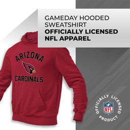 Arizona Cardinals NFL Adult Gameday Hooded Sweatshirt - Cardinal