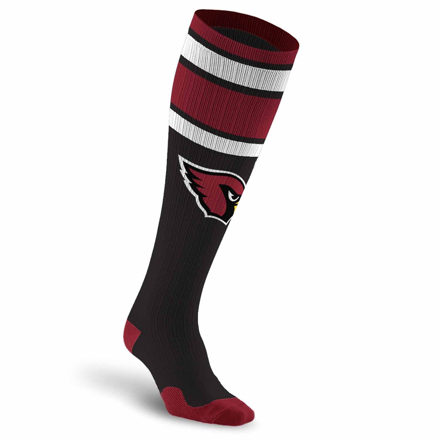 Arizona Cardinals NFL Adult Knee High-Performance Socks - Black