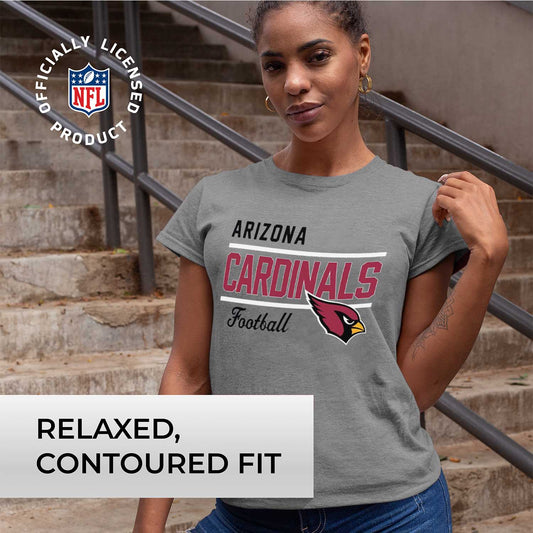 Arizona Cardinals NFL Gameday Women's Relaxed Fit T-shirt - Gray