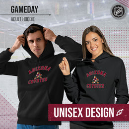 Arizona Coyotes Adult NHL Primary Logo Hooded Sweatshirt - Black