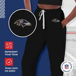 Baltimore Ravens NFL Women's Phase Jogger Pants - Black