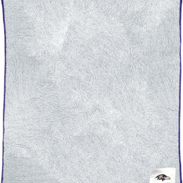 Baltimore Ravens NFL Silk Touch Sherpa Throw Blanket - Purple