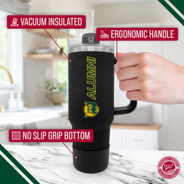 Baylor Bears Collegiate 40oz Stainless Steel Travel Tumbler with Handle for Alumni - Black