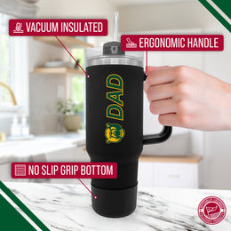 Baylor Bears Collegiate 40oz Stainless Steel Travel Tumbler with Handle for Dad - Black