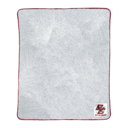 Boston College Eagles NCAA Silk Sherpa College Throw Blanket - Maroon
