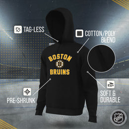 Boston  Bruins Adult NHL Gameday Hooded Sweatshirt - Black