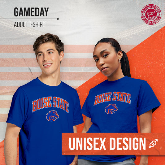 Boise State Broncos NCAA Adult Gameday Cotton T-Shirt - Royal