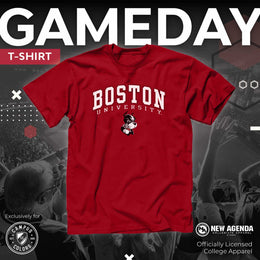 Boston Terriers NCAA Adult Gameday Cotton T-Shirt - Red