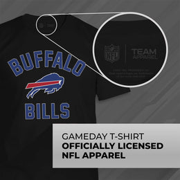 Buffalo Bills NFL Adult Gameday T-Shirt - Black