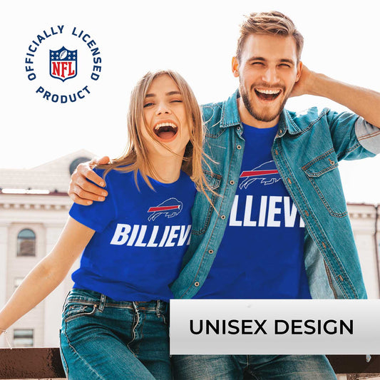 Buffalo Bills NFL Adult Team Slogan Unisex T-Shirt - Royal