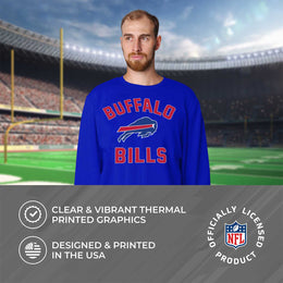 Buffalo Bills NFL Adult Gameday Football Crewneck Sweatshirt - Royal
