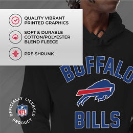 Buffalo Bills NFL Adult Gameday Hooded Sweatshirt - Black