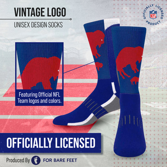 Buffalo Bills NFL V Curve  Socks - Team Color