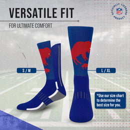 Buffalo Bills NFL V Curve  Socks - Team Color