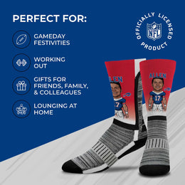 Buffalo Bills FBF NFL V Curve Socks - Red