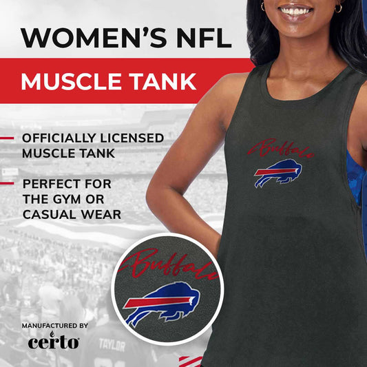 Buffalo Bills NFL Women's Muscle Tank - Black
