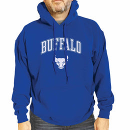 Buffalo Bulls Adult Arch & Logo Soft Style Gameday Hooded Sweatshirt - Royal