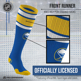Buffalo Sabres NHL Adult Knee High-Performance Socks - Royal