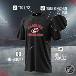 Carolina Hurricanes NHL Adult Game Day Unisex T-Shirt - Black