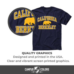 Cal Golden Bears NCAA Adult Gameday Cotton T-Shirt - Navy