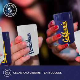 Cal Golden Bears College and University 2-Pack Shot Glasses - Team Color