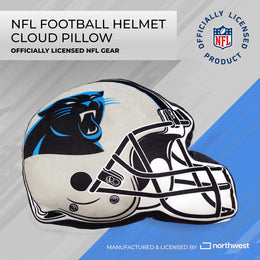 Carolina Panthers NFL Helmet Football Super Soft Plush Pillow - Carolina Blue