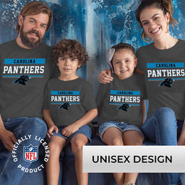 Carolina Panthers NFL Youth Short Sleeve Charcoal T Shirt - Charcoal