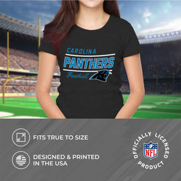 Carolina Panthers NFL Gameday Women's Relaxed Fit T-shirt - Black