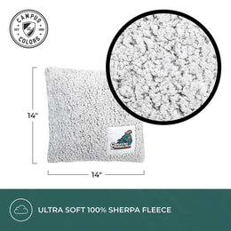 Coastal Carolina Chanticleers Two Tone Sherpa Throw Pillow - Team Color