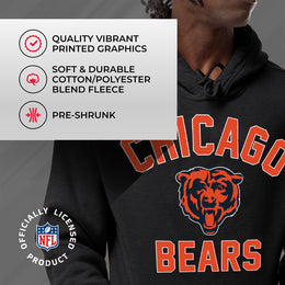 Chicago Bears NFL Adult Gameday Hooded Sweatshirt - Heathered Charcoal