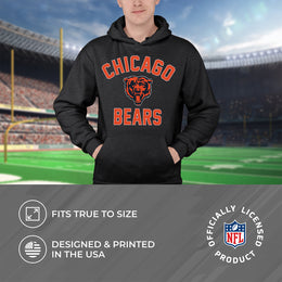 Chicago Bears NFL Adult Gameday Hooded Sweatshirt - Heathered Charcoal