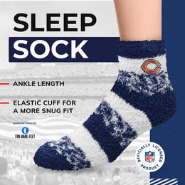 Chicago Bears NFL Cozy Soft Slipper Socks - Navy