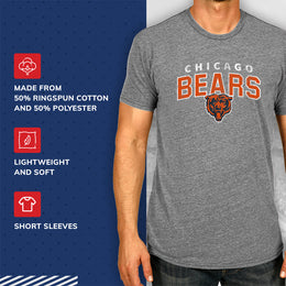 Chicago Bears NFL Starting Fresh Short Sleeve Heather T-Shirt - Sport Gray