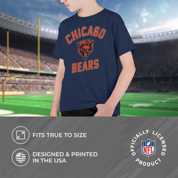 Chicago Bears NFL Youth Gameday Football T-Shirt - Navy