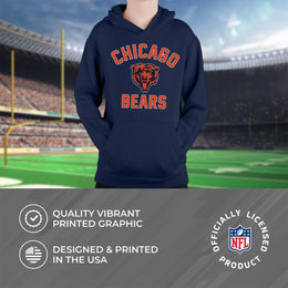 Chicago Bears NFL Youth Gameday Hooded Sweatshirt - Navy