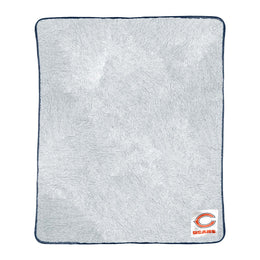 Chicago Bears NFL Silk Touch Sherpa Throw Blanket - Navy